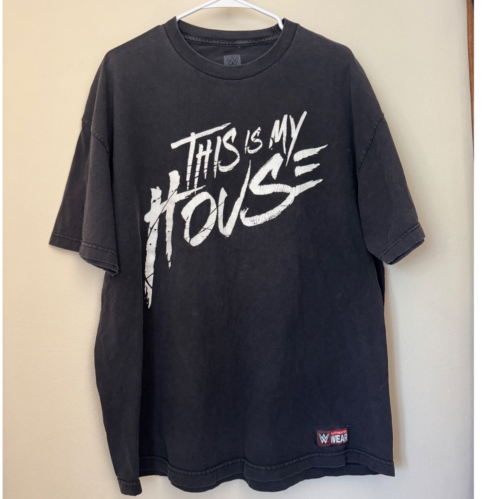WWE Paige This Is My House Graphic T-Shirt Mens 2X Black Authentic Wear T-Shirt